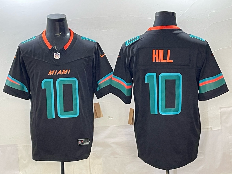 Men's Miami Dolphins Tyreek Hill #10 Pitch Blue 2025 Rivalries Collection Limited Jersey
